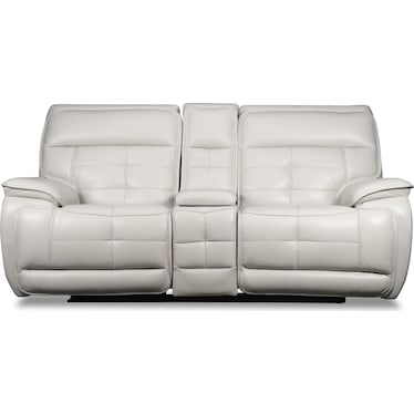 DREW & JONATHAN PACIFIC HEIGHTS LEATHER POWER SOFA