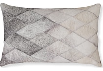pacrich black grey cream pillow   