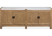 paloma creek sierra brown credenza   