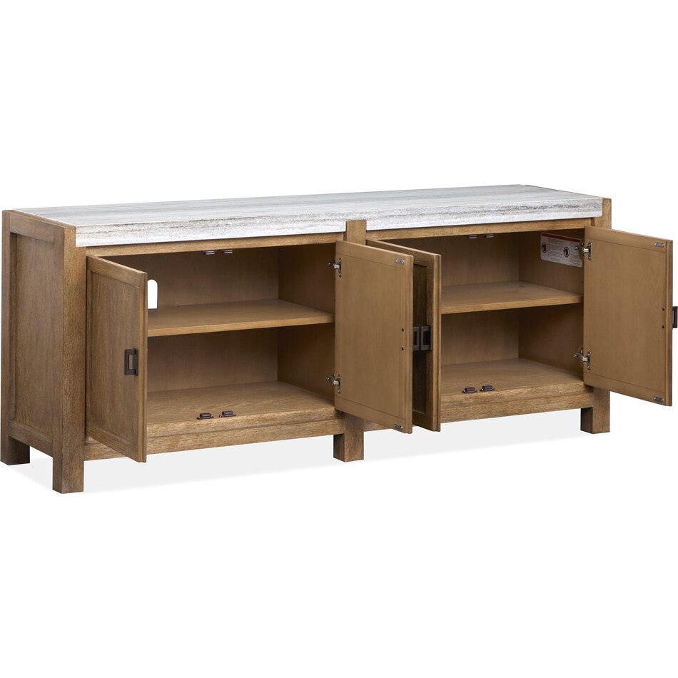 paloma creek sierra brown credenza   