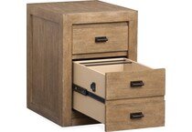 paloma creek sierra brown file cabinet   