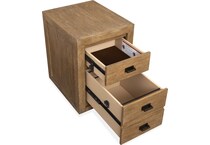 paloma creek sierra brown file cabinet   