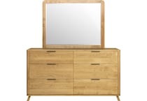 paramour bedroom tan mirror   