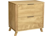 paramour bedroom tan nightstand   