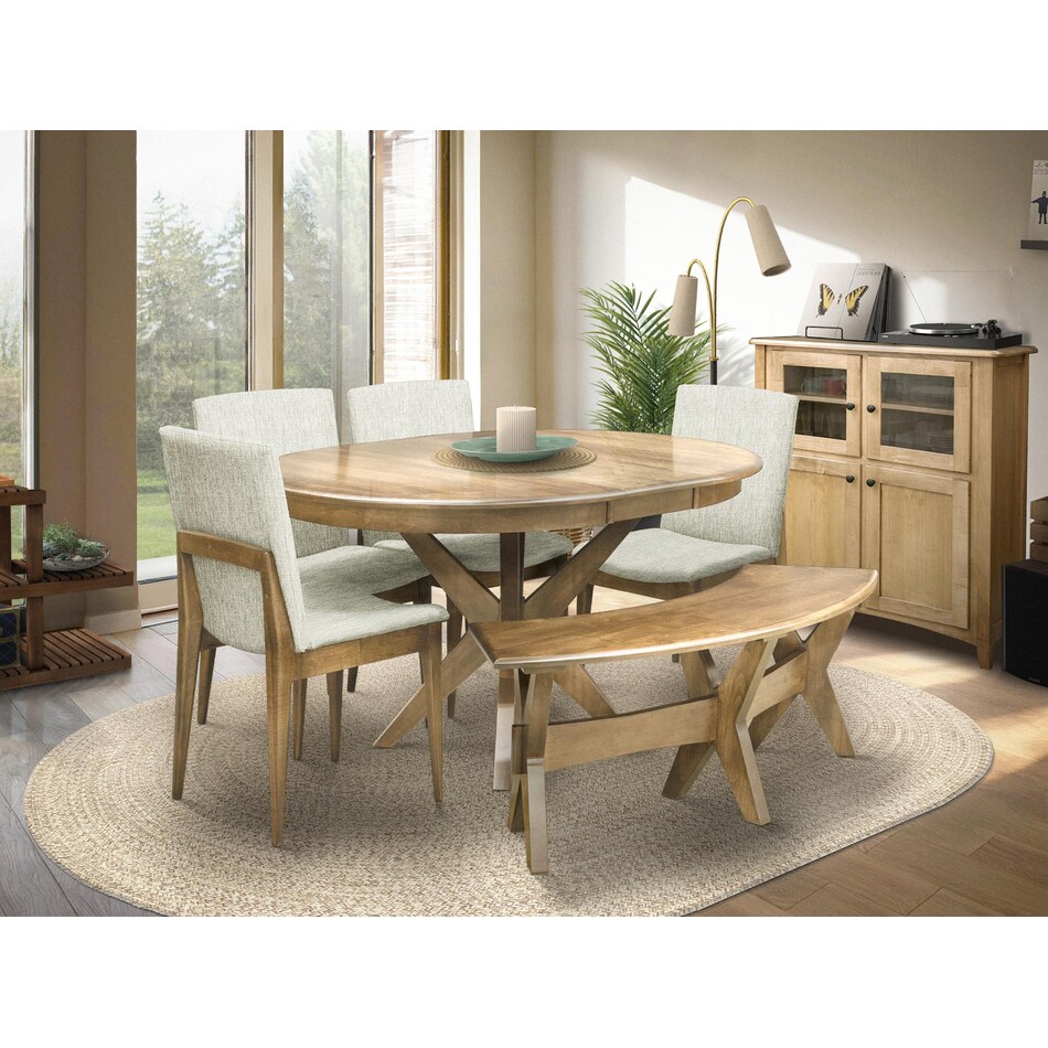 paramour tan bench   