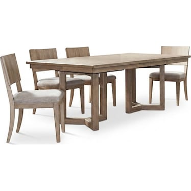 PARKER POINT 5 PIECE RECTANGLE DINING SET