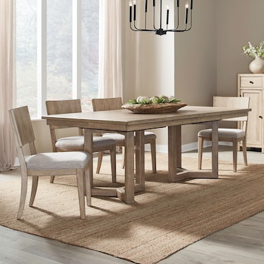 PARKER POINT 5 PIECE RECTANGLE DINING SET