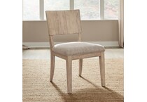 parker point barley buff side chair   
