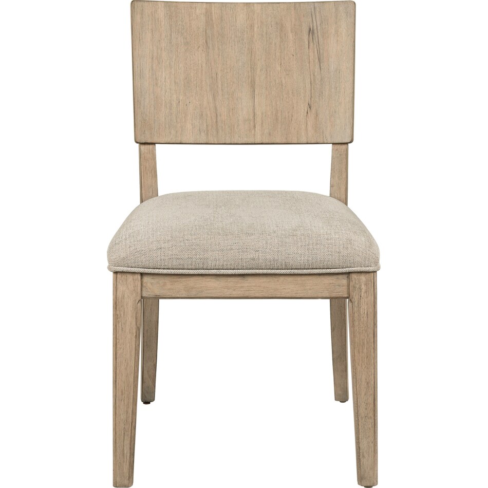 parker point barley buff side chair   