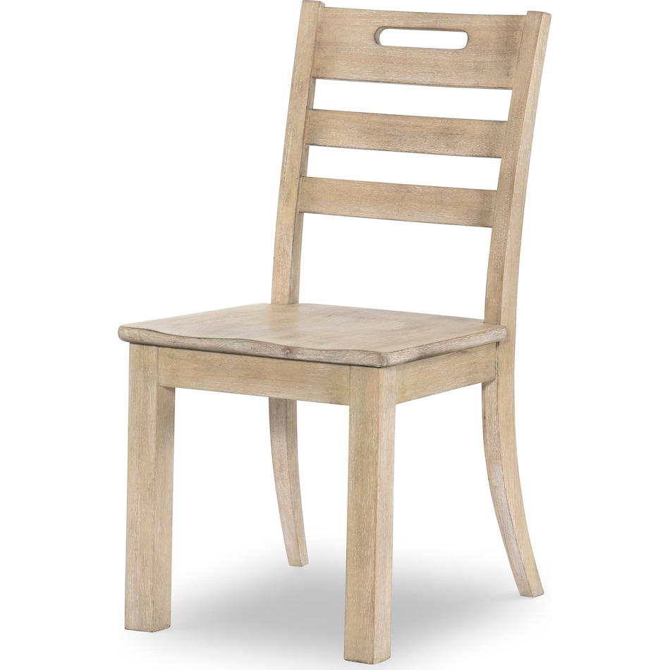 parker weathered oak desk chair   