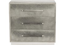 parkin gray accent chest   