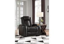 party time black power recliner   