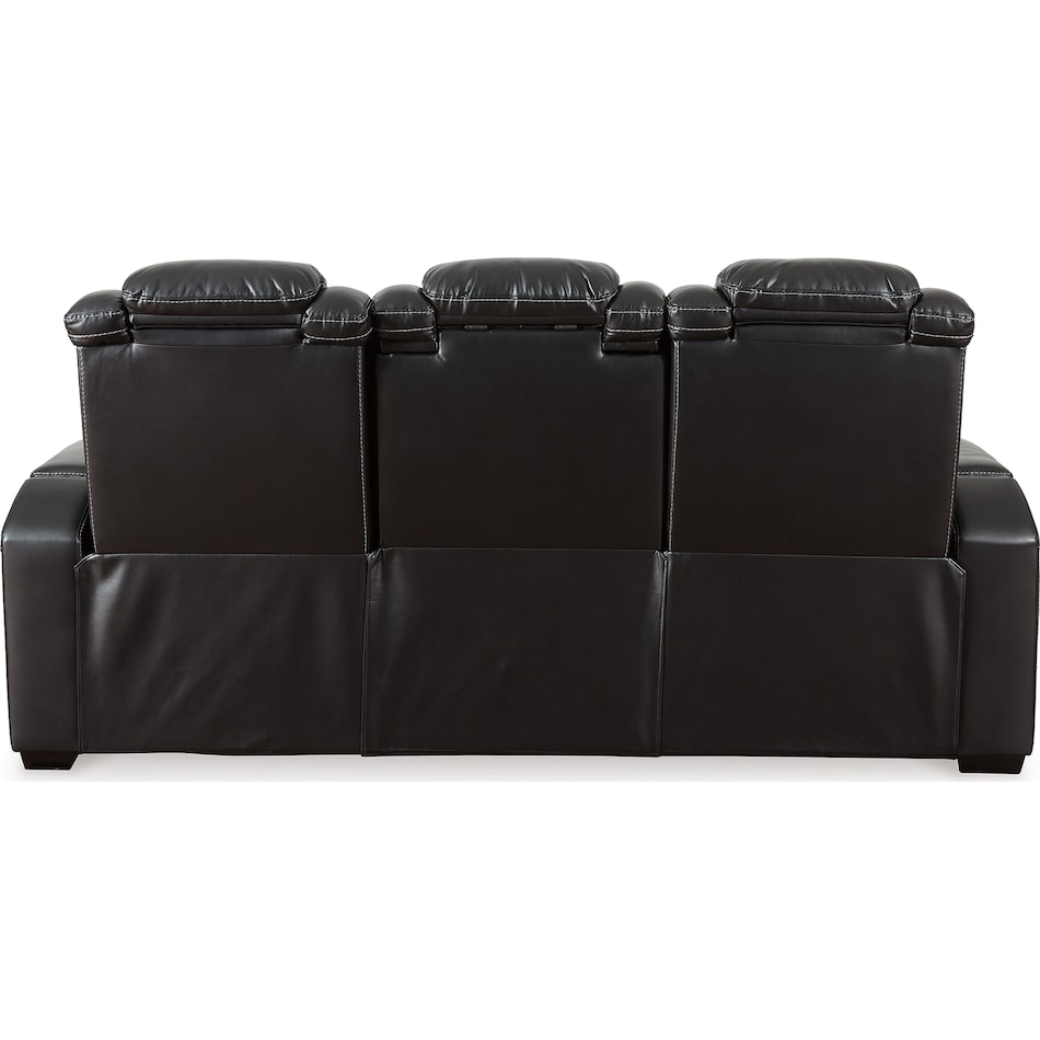 party time midnight power reclining sofa   