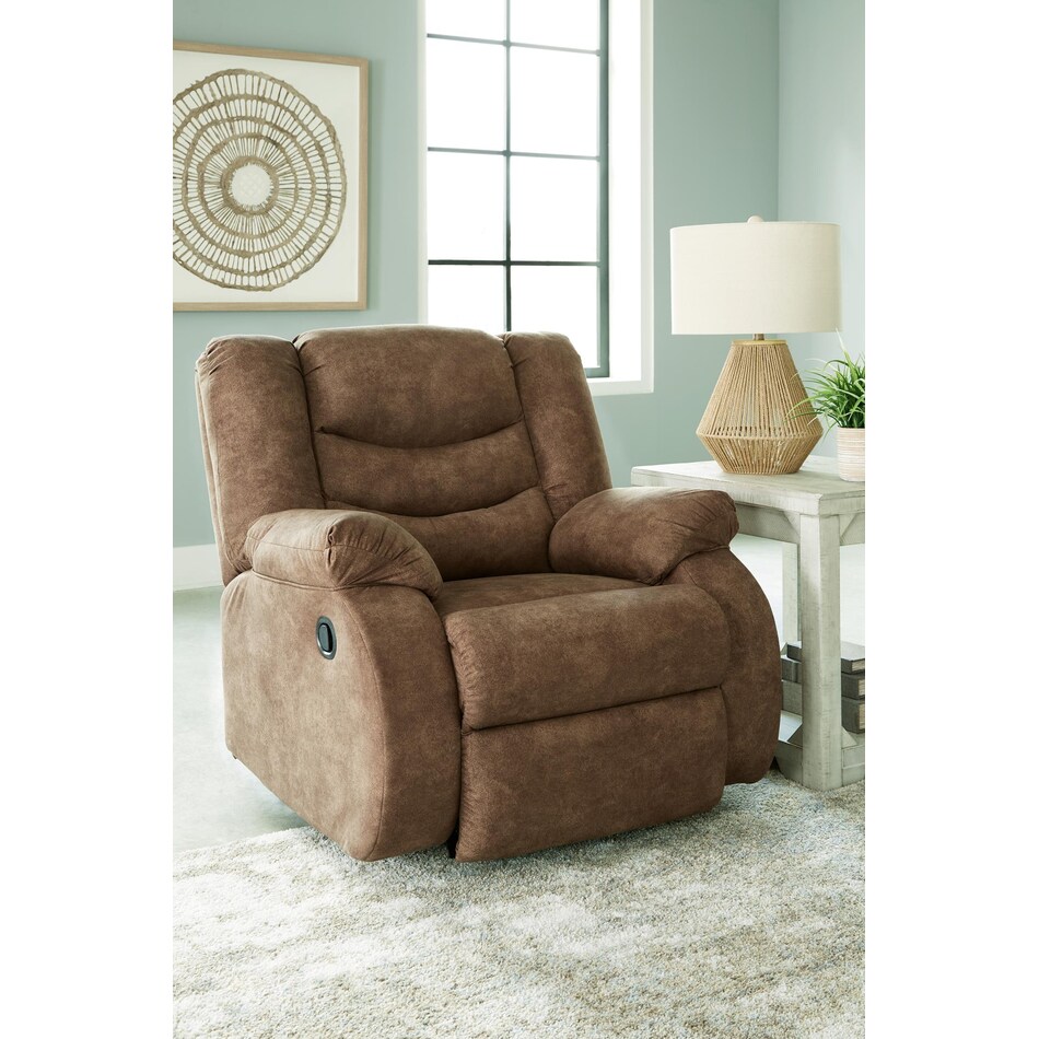 partymate brown recliner   