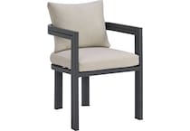 pavo dark grey side chair   