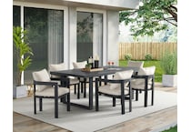 pavo dark grey side chair   