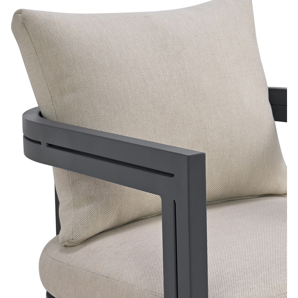 pavo dark grey side chair   