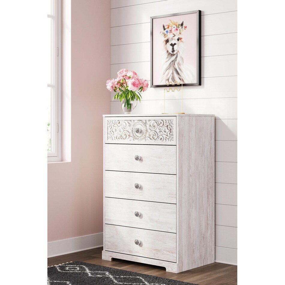Paxberry Chest - White Wash Paxberry Chest - White Wash