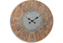 payson antique grey natural clock   