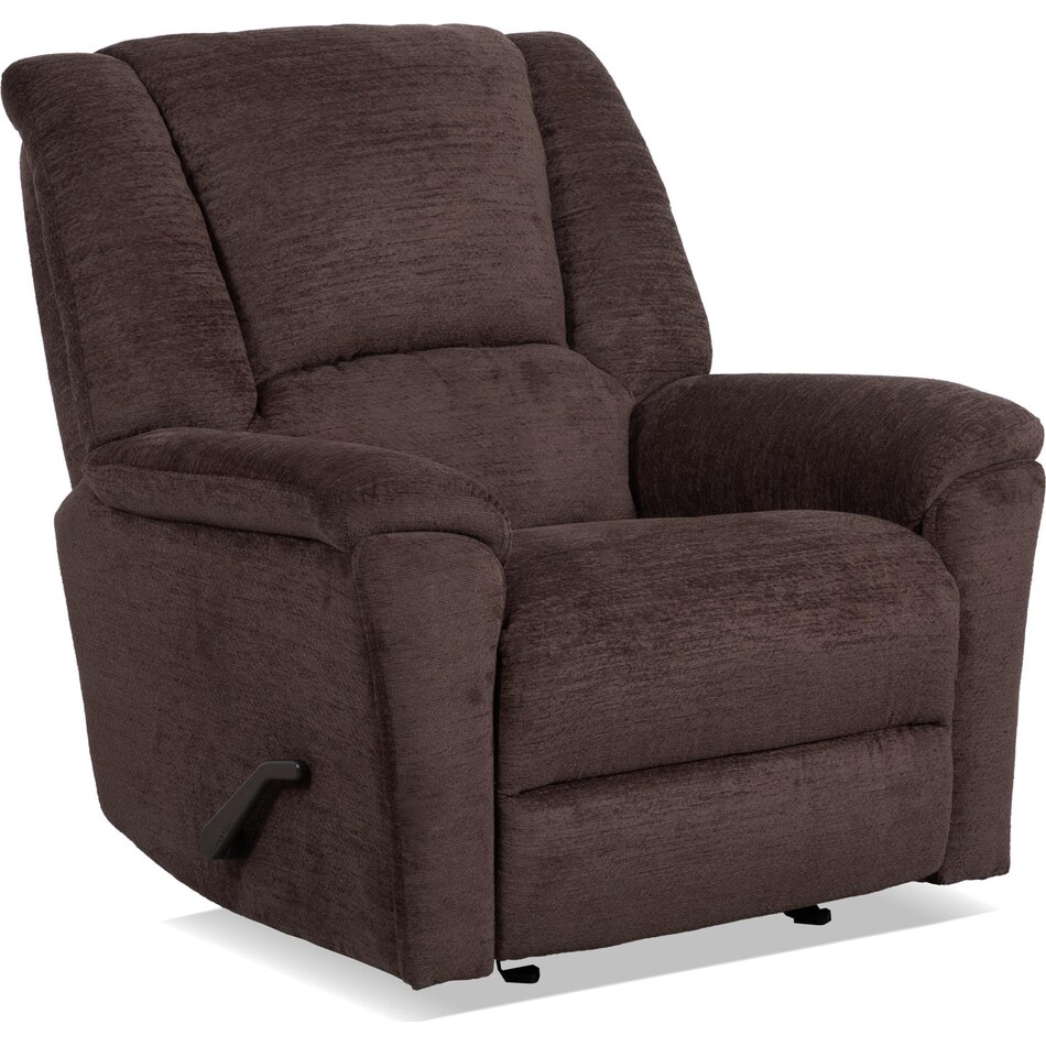 perfect match brown power swivel glider recliner   
