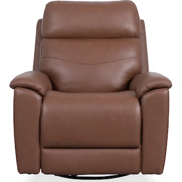 PERFECT MATCH REFINED VANDER LEATHER MANUAL RECLINER BY FLEXSTEEL