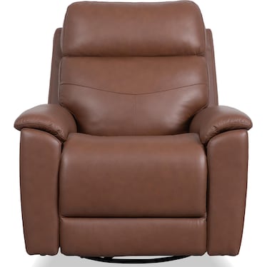 PERFECT MATCH REFINED VANDER LEATHER POWER RECLINER BY FLEXSTEEL