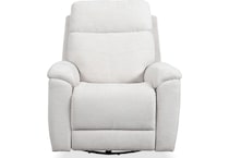 perfect match pearl power swivel glider recliner   