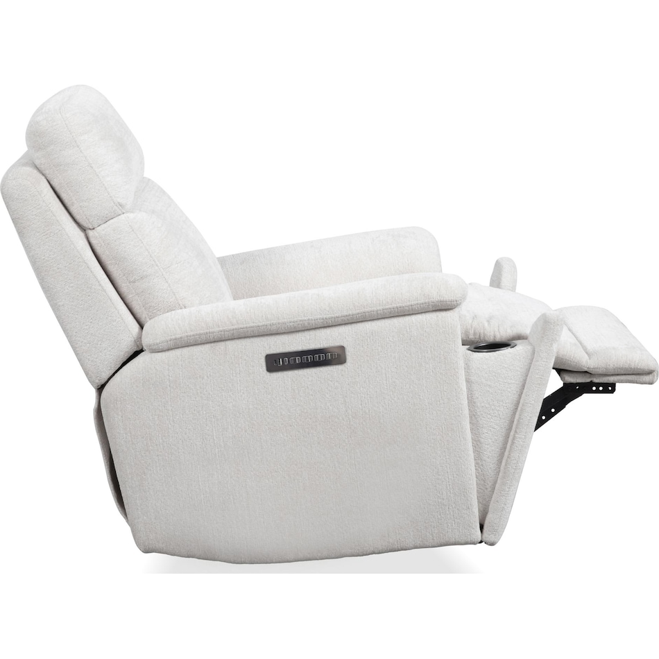 perfect match pearl power swivel glider recliner   