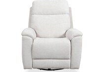 perfect match pearl swivel glider recliner   