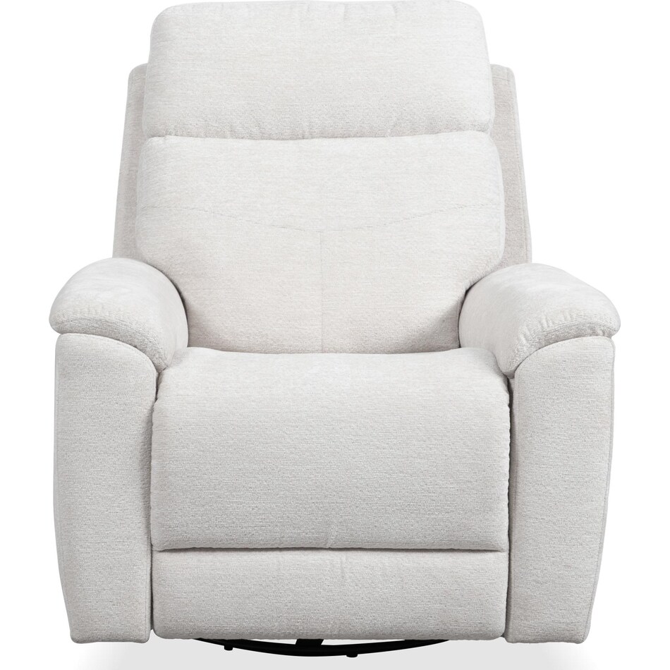 perfect match pearl swivel glider recliner   