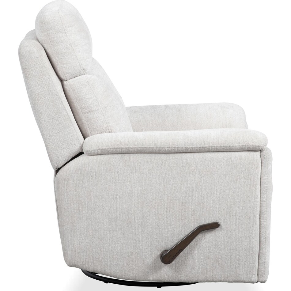 perfect match pearl swivel glider recliner   