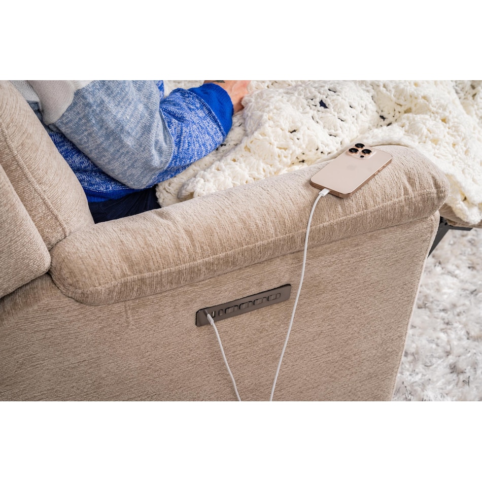 perfect match white swivel glider recliner   