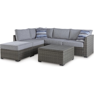 PETAL ROAD OUTDOOR SECTIONAL WITH COFFEE TABLE