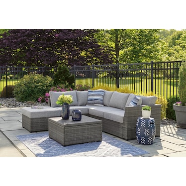 PETAL ROAD OUTDOOR SECTIONAL WITH COFFEE TABLE