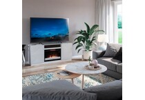pexton pearl white fireplace insert   
