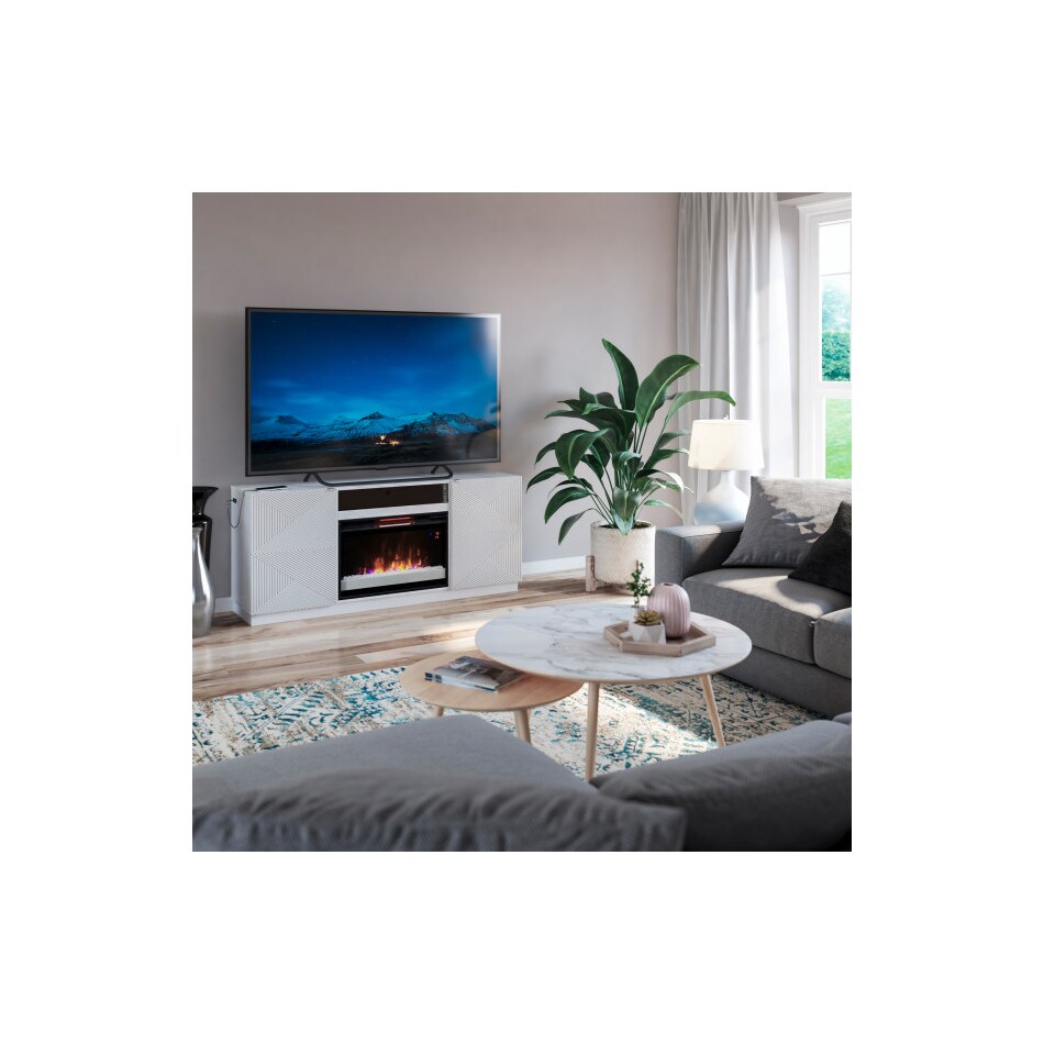 pexton pearl white fireplace insert   