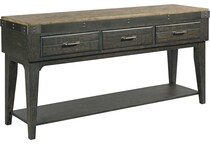 pike place charcoal sand sideboard server   