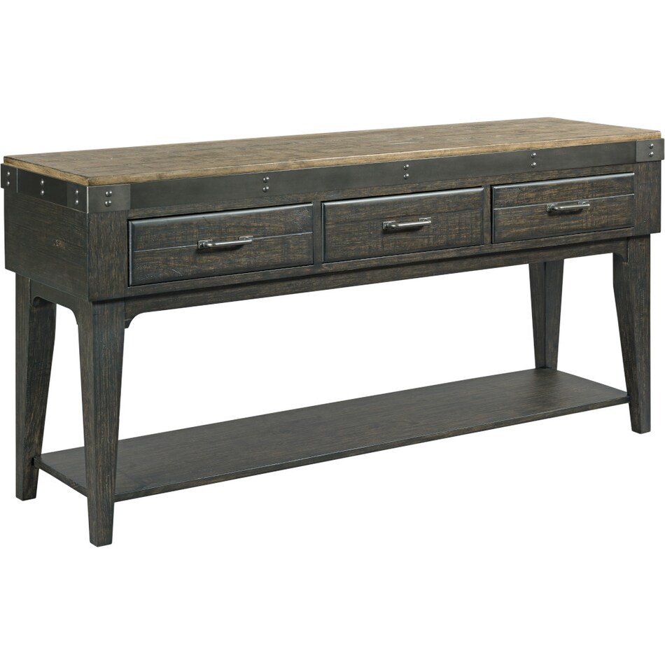 pike place charcoal sand sideboard server   