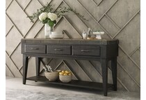 pike place charcoal sand sideboard server   
