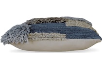 pillow blue grey white pillow   