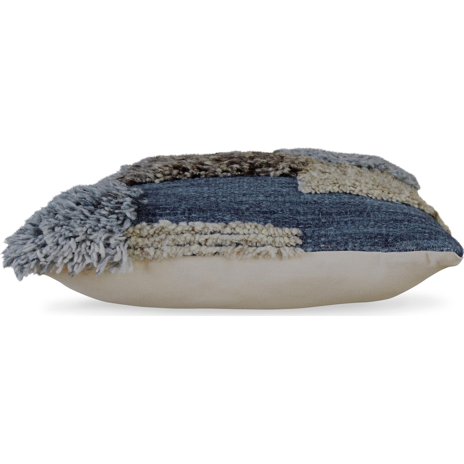 pillow blue grey white pillow   