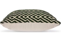 pillow green ivory pillow   