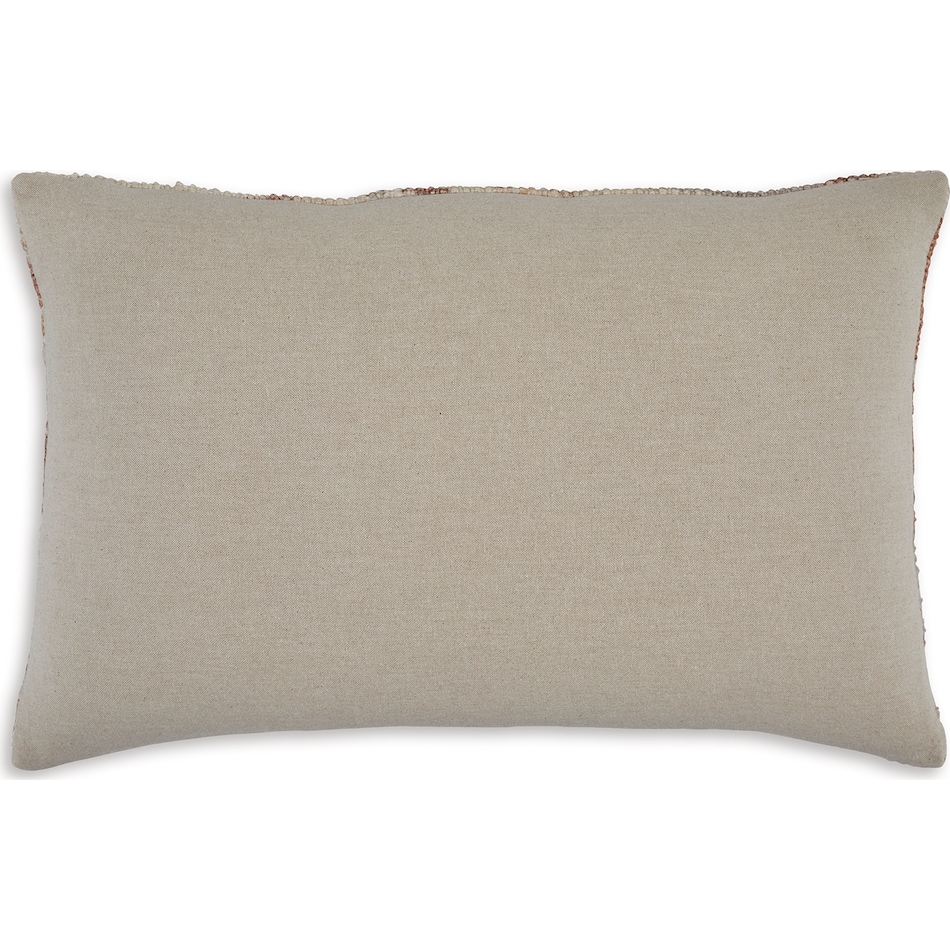 pillow rust grey white pillow   