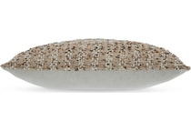 pillow tan brown white pillow   