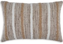 pillow tan brown white pillow   