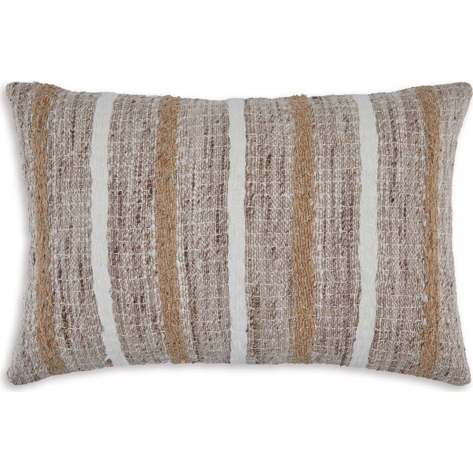 pillow tan brown white pillow   