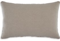 pillow tan brown white pillow   