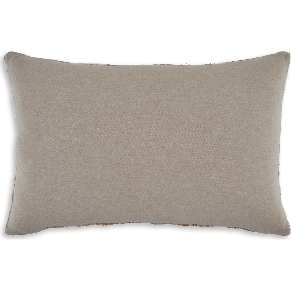 pillow tan brown white pillow   