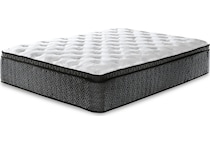 pinnacle eurotop with memory foam white mattress king   