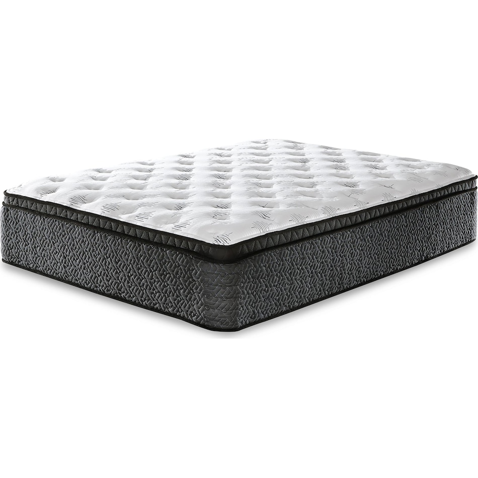 pinnacle eurotop with memory foam white mattress king   